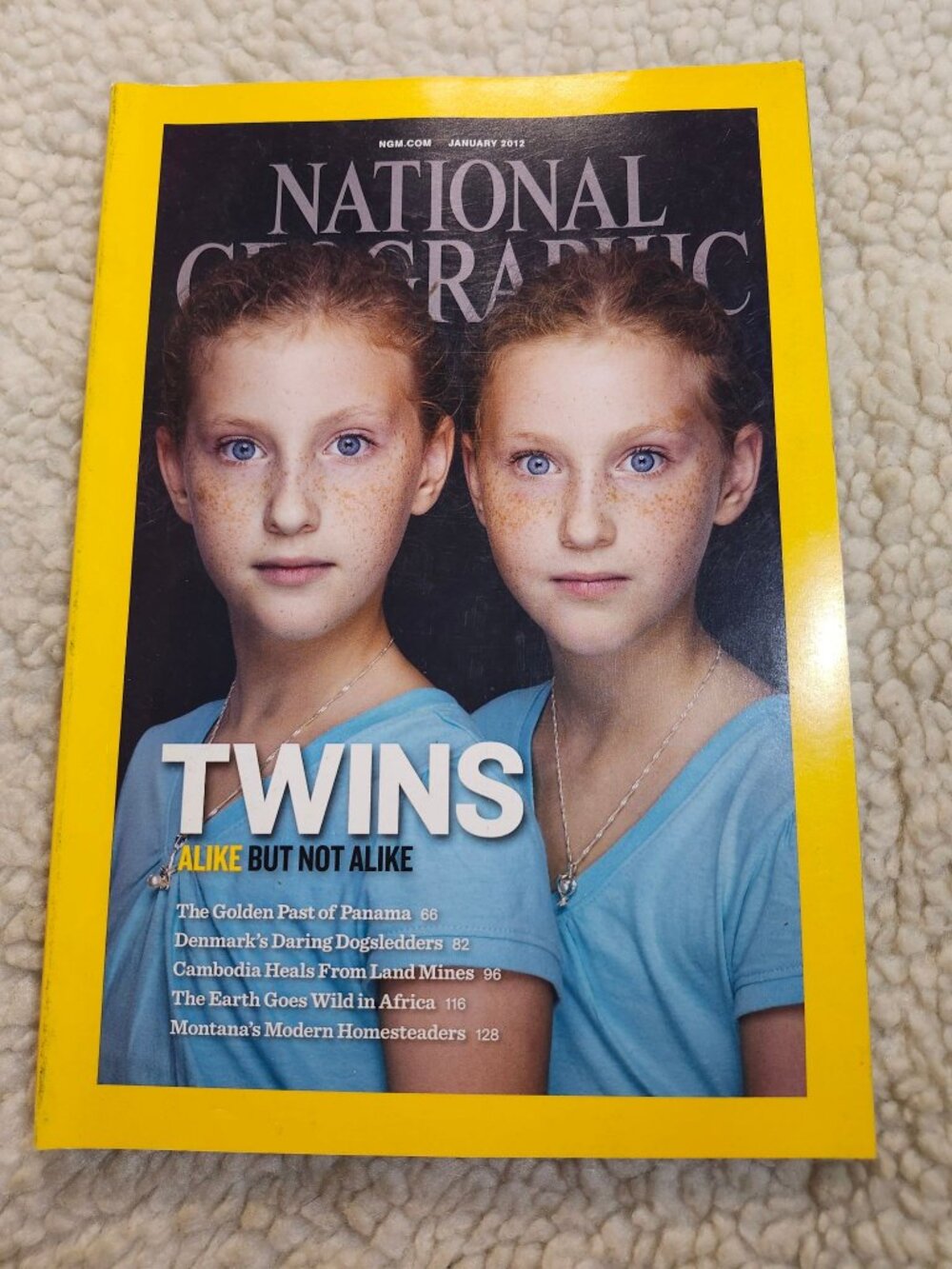 National Geographic Magazine January 2012 Twins Cover Story Science Photography